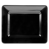 GET ML-11-BK Milano 12" x 10" Black Rectangular Plate - 12/Case