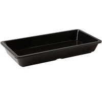 GET ML-121-BK Milano Black 16 oz. Entree Dish   - 12/Case