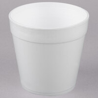 Dart 32MJ48 32 oz. White Foam Food Container - 500/Case