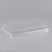 Durable Packaging Low Dome Lid for 1/4 Sheet Cake Pan - 100/Case