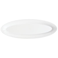 GET OP-2280-W Milano 22 1/2" x 8" White Platter - 6/Pack