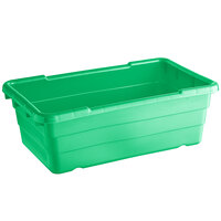 Choice 25" x 15" x 8" Green Meat Lug / Tote Box