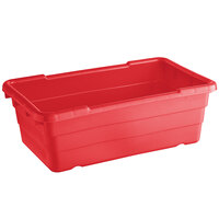 Choice 25" x 15" x 8" Red Meat Lug / Tote Box