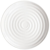 GET ML-83-W Milano 12 1/2" White Melamine Round Plate - 12/Pack