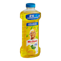 Mr. Clean 21129 23 fl. oz. 2X Concentrated Multi-Surface Cleaner with Lemon Scent - 9/Case