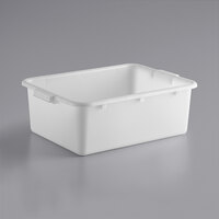 Choice 20" x 15" x 7" White Polypropylene Bus Tub / Food Storage Box