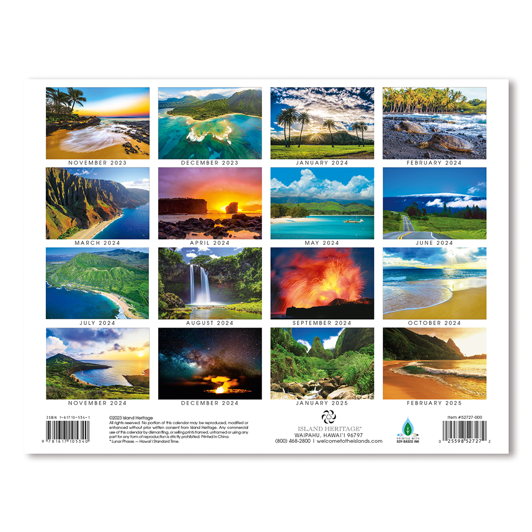 2024 Trade Calendar, Hawai'i The Aloha State - Welcome to the Islands