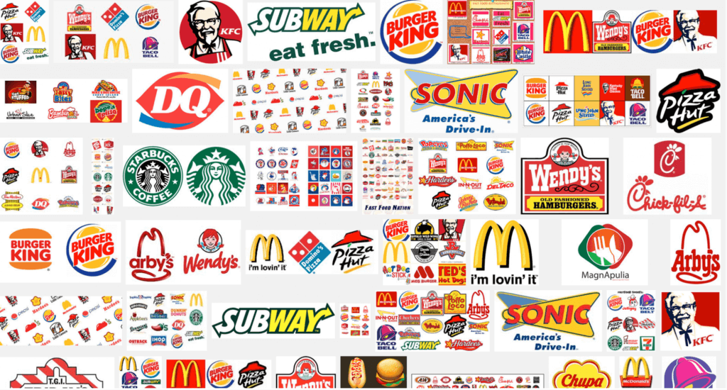 Healthy Fast Food Restaurants Logos