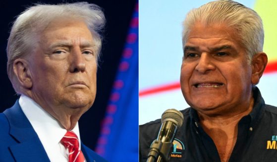 President-elect Donald Trump, left, has gotten into a verbal spat with Panamanian President Jose Raul Mulino, right, on social media over the Panama Canal.