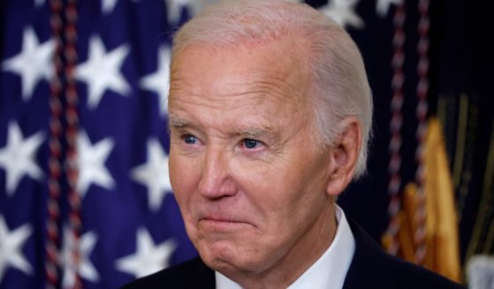 President Joe Biden speaks during a ceremony to award the Presidential Citizens Medal in the East Room of the White House in Washington, D.C., on Thursday.