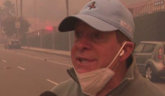 Actor Steve Guttenberg is helping his community during the Palisades fire in Los Angeles, California.