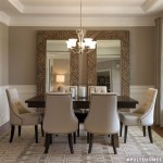 Dining Table With Wall Mirror