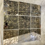 Gold Vein Mirror Tiles