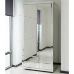 One Door Mirrored Wardrobe