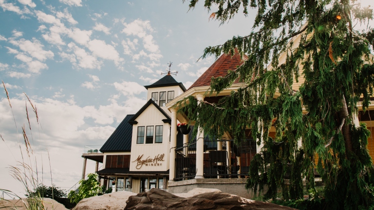 Exterior of Magnetic Hill Winery