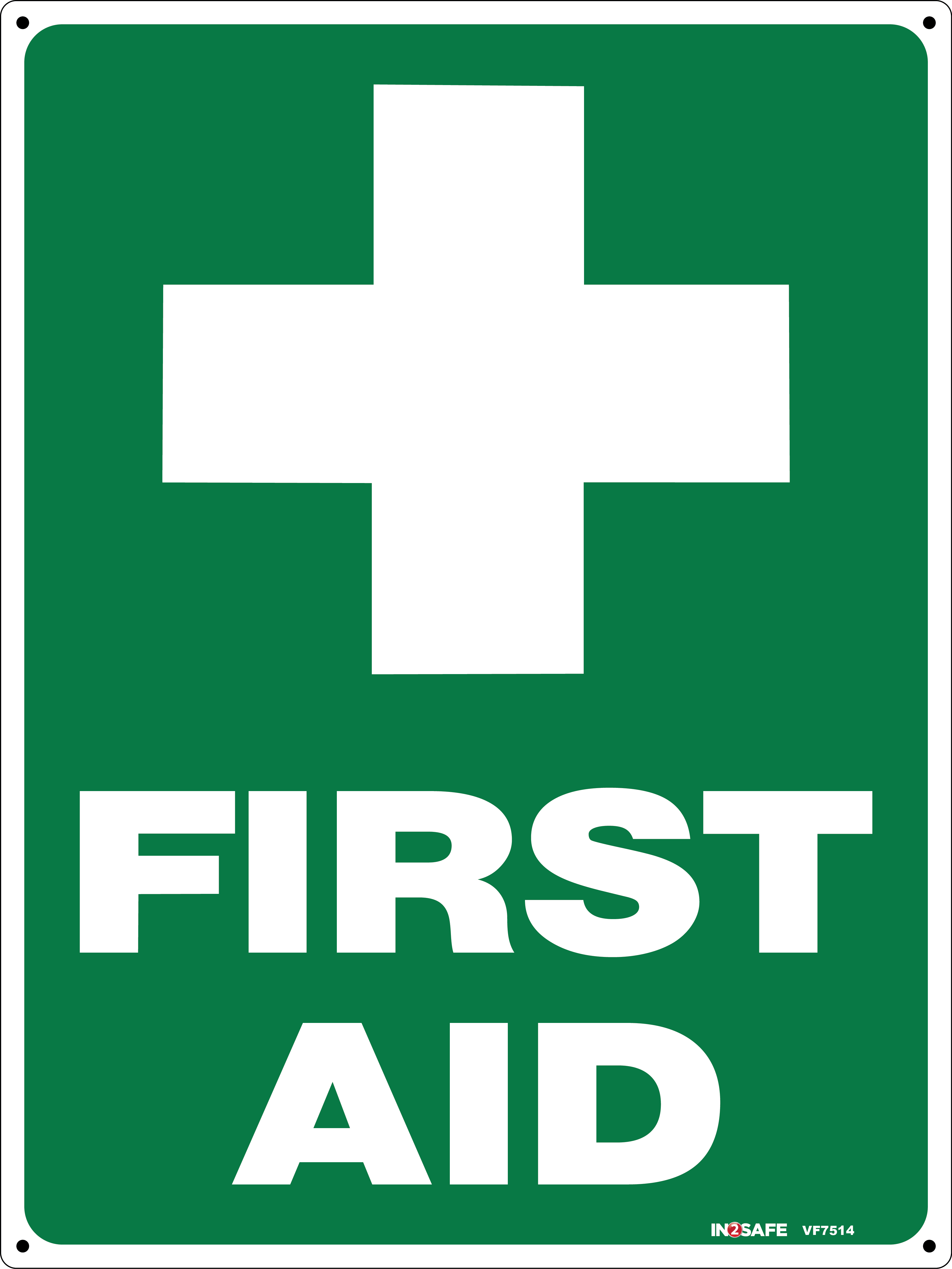 FIRST AID - First Aid Sign |Westpeak™ New Zealand