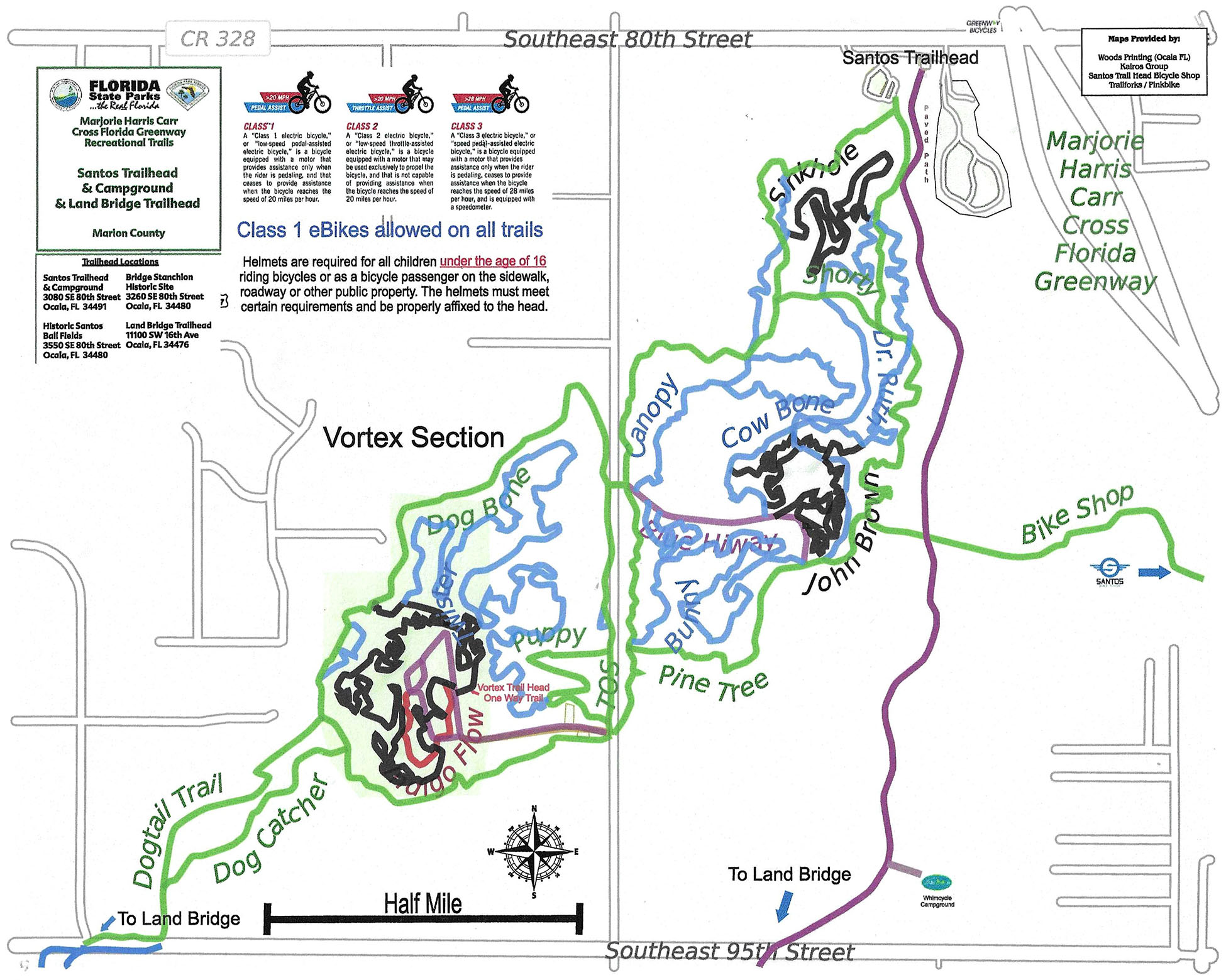 Santos Area Trail Information | Whimcycle Trail In Ocala, FL