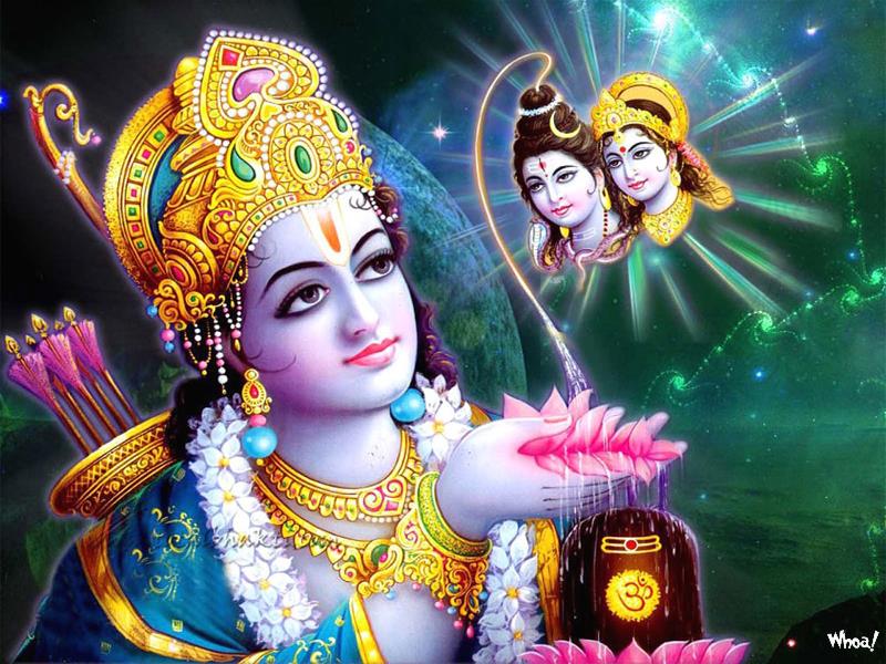 Lord Rama And Shiva Wallpaper