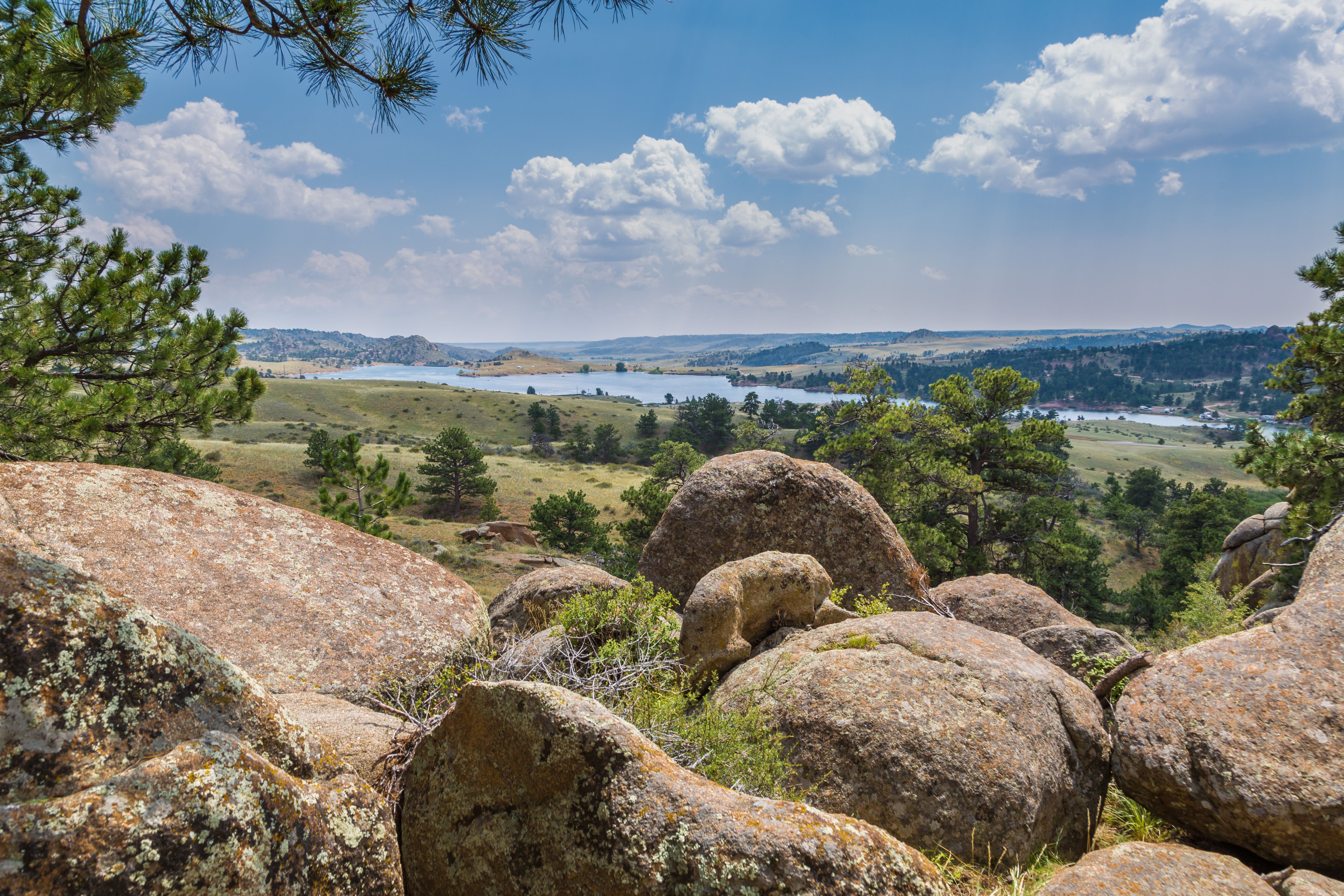 Granite Springs Reservoir in Curt Gowdy State Park located between Cheyenne and Laramie, Wyoming.