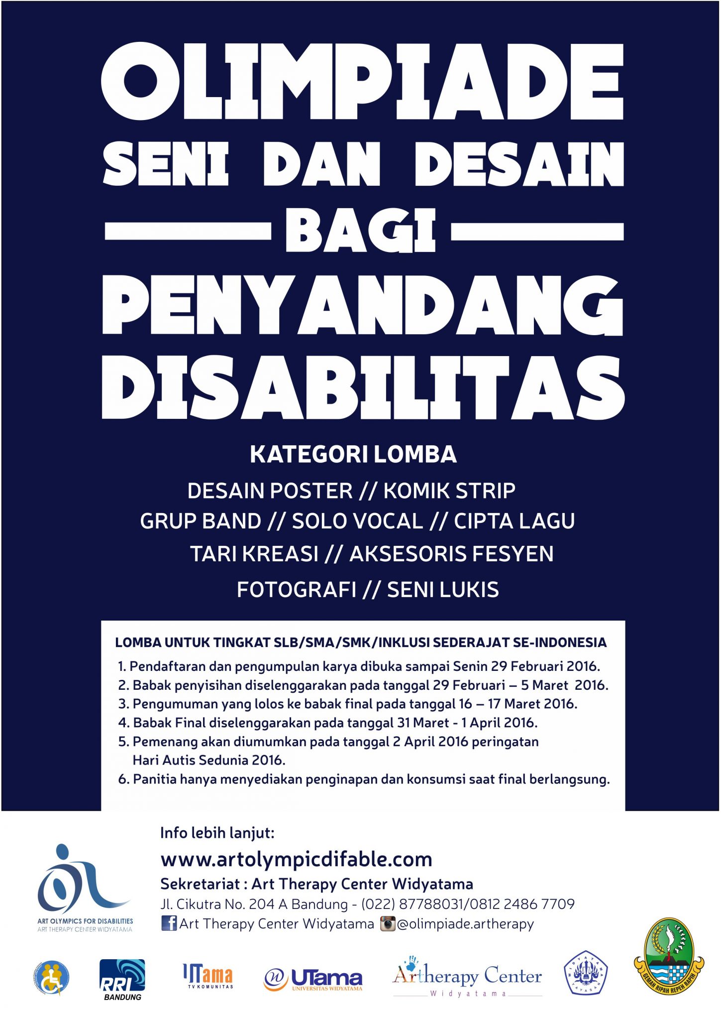 Olimpiade Seni dan Desain bagi Penyandang Disabilitas Universitas Widyatama