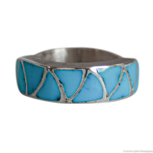 Fish Scale Turquoise Ring