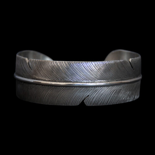 Lena Platero Silver Feather Bracelet