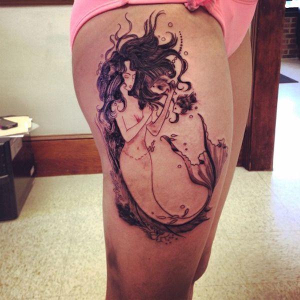 thigh tattoo designs