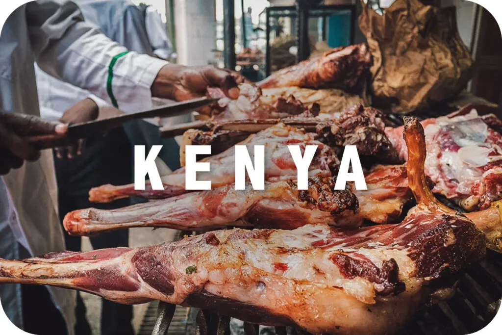 Men cooking nyama choma