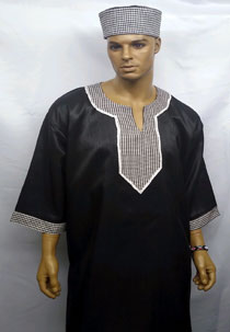 African-Black-White-Dashiki