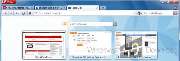 Opera screenshot