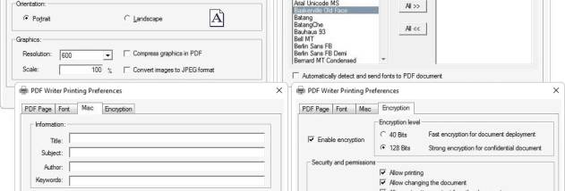 PDF Writer for Windows 11 screenshot