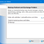 Windows 10 - Backup Outlook and Exchange Folders 5.0 screenshot