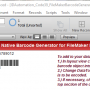 Windows 10 - Filemaker Code 39 Generator 18.03 screenshot