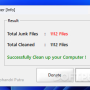 Windows 10 - OneClick Cleaner 1.0 screenshot