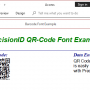 Windows 10 - PrecisionID QR-Code Barcode Fonts 2018 screenshot