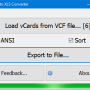 Windows 10 - VCF to XLS Converter 3.1 screenshot