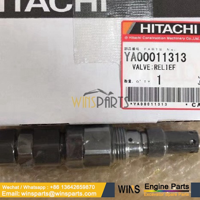 YA00011313 MAIN CONTROL VALVE RELIEF VALVE HITACHI ZX200-5G