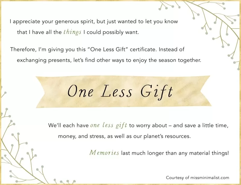 Special Gift Certificate Template