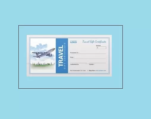 Unique Gift Certificate Template