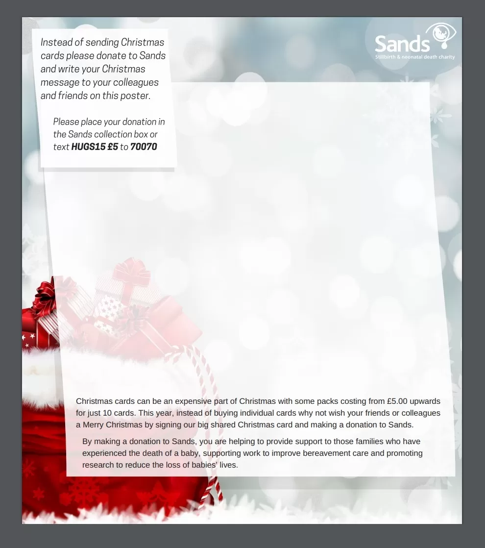 Blank Christmas Card Template