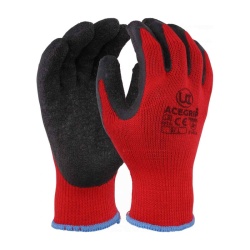 UCi AceGrip RP Latex-Coated Assembly and Handling Gloves (Red)