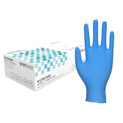 Unicare Disposable Powder-Free Nitrile Examination Gloves (Box of 200)