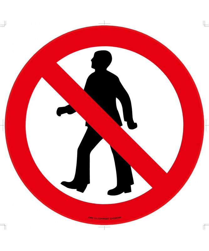 No Pedestrian