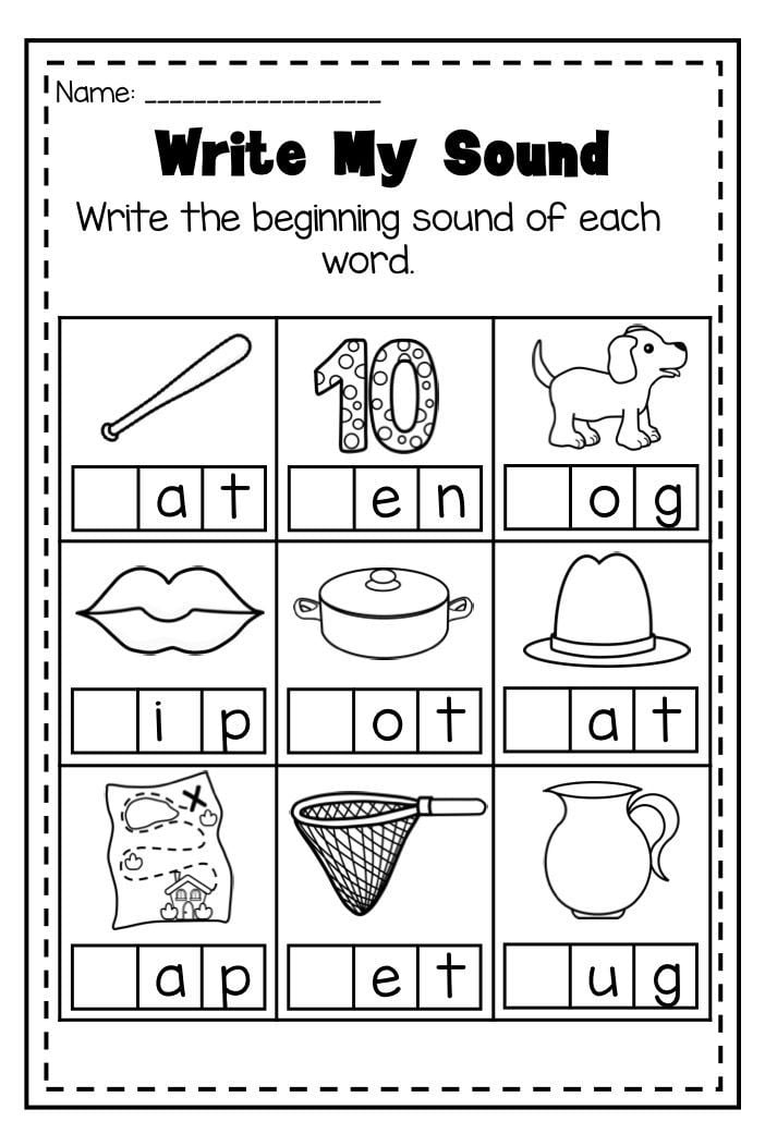 Printable Activities For 1st Graders