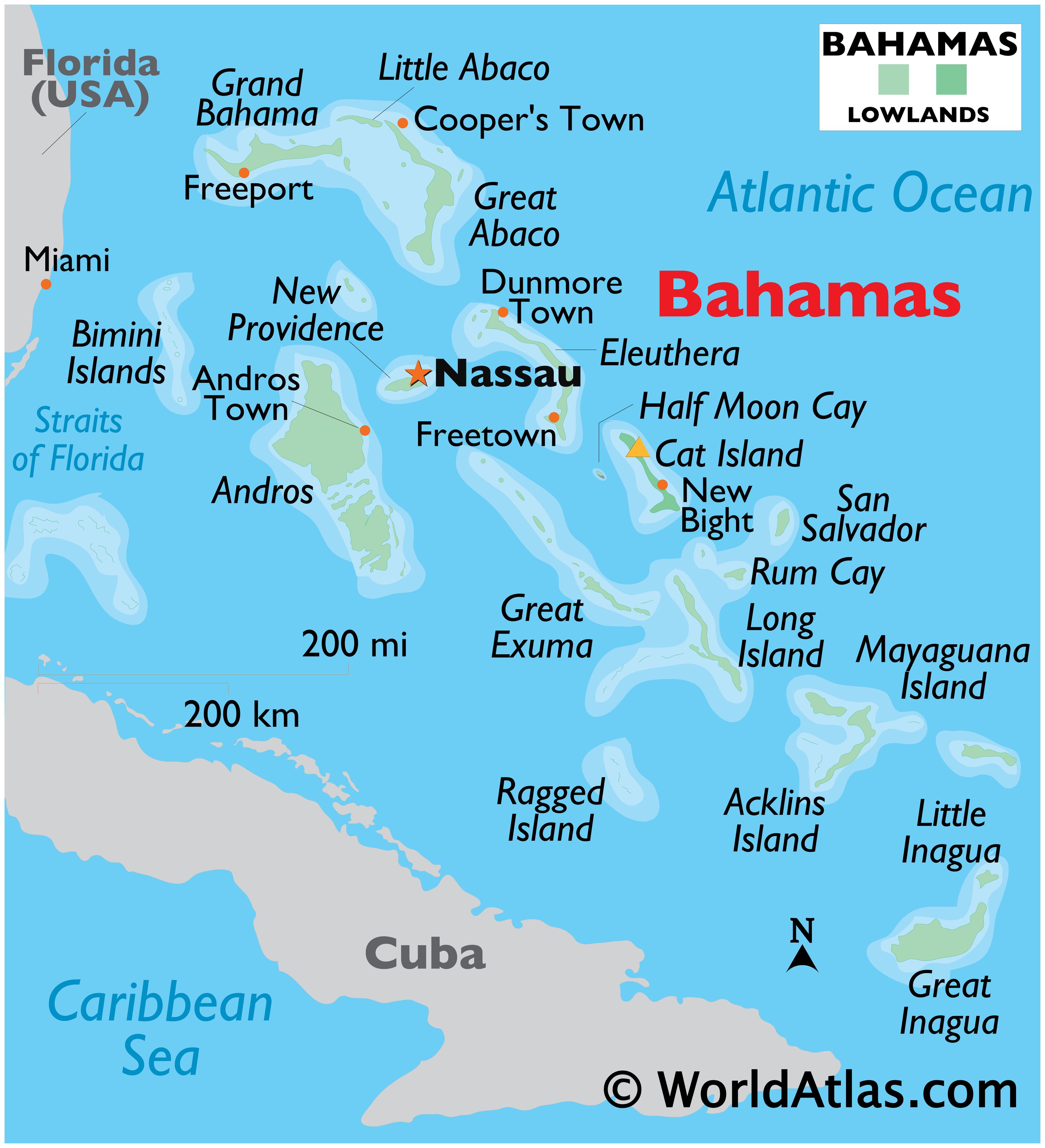 Bahamas Map And Map Of Bahamas Bahamas On Map Where Is Map - Photos