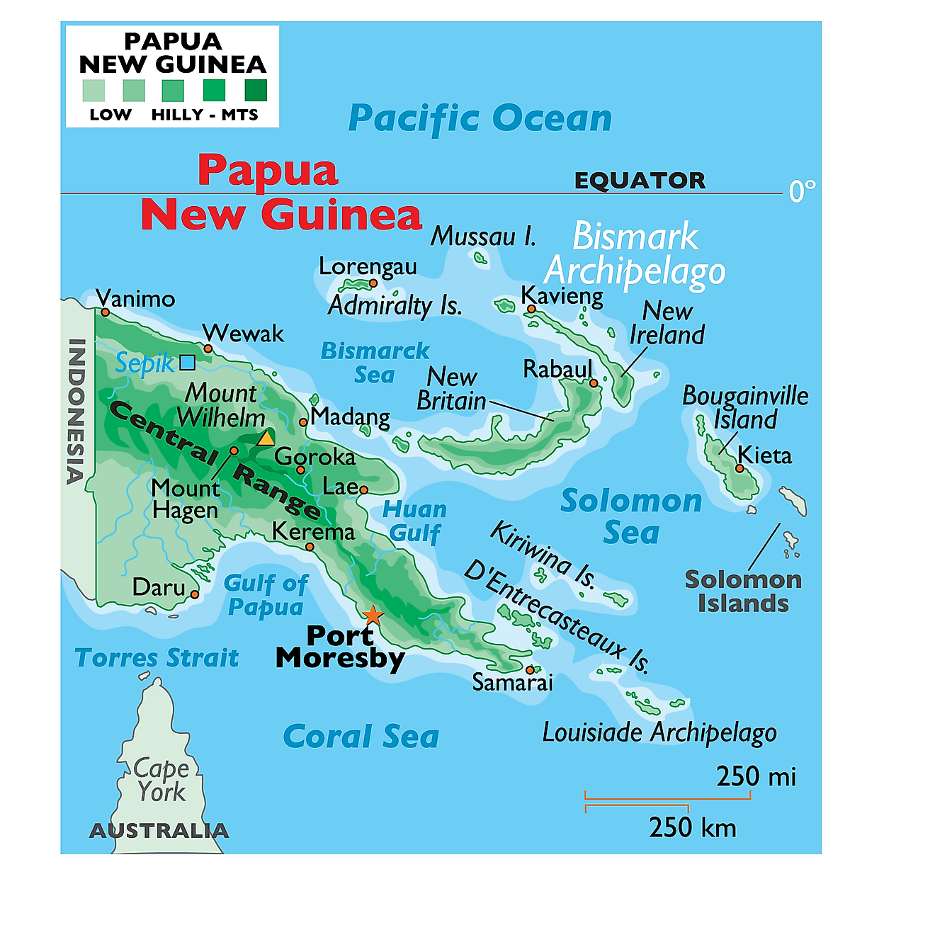 Papua New Guinea On Map | My XXX Hot Girl