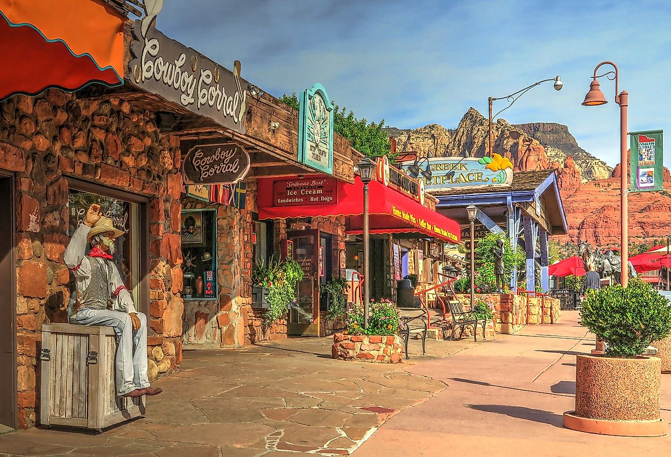 Downtown Sedona, Arizona. Image credit Lynne Neuman via Shutterstock