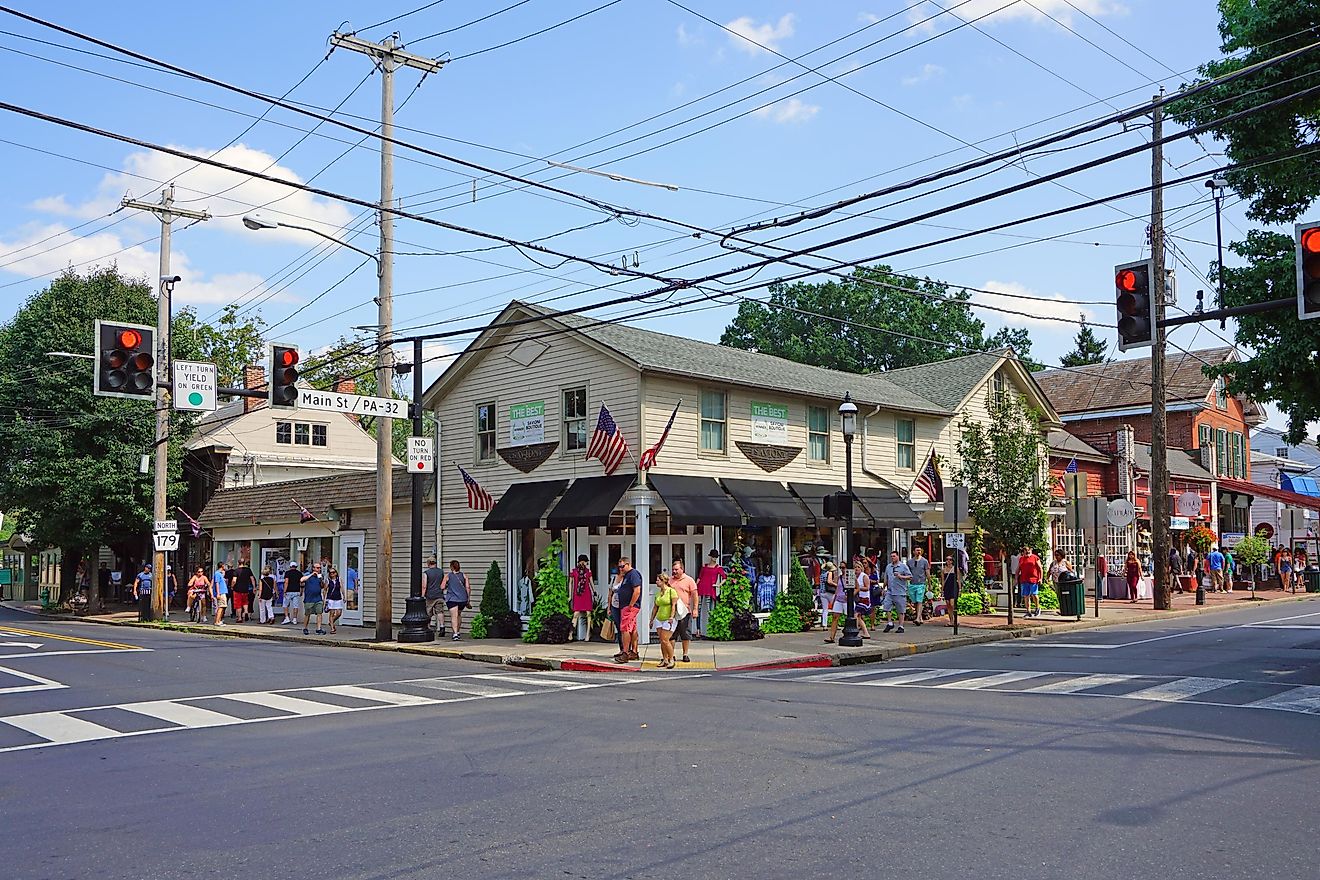 Historic New Hope, Pennsylvania. Image credit EQRoy via Shutterstock