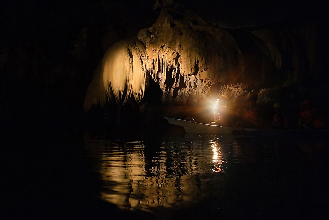 Underground Rivers And Limestone Caves