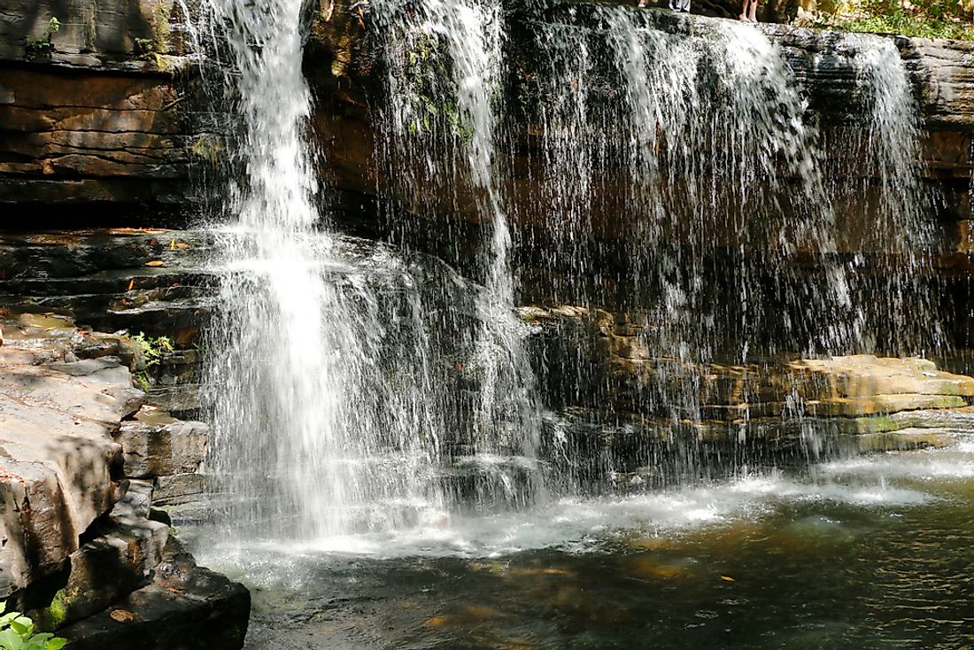 Tanongou waterfalls, Benin. 